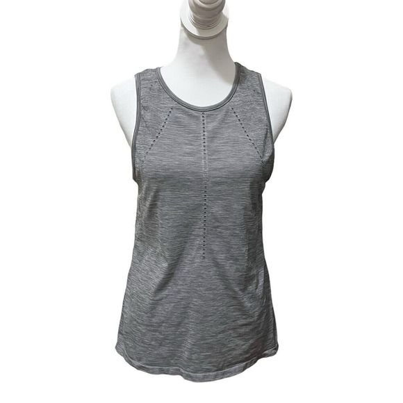 Athleta Foothill Tank Top Split Back Sleeveless Athleisure Hiking Yoga Size S - Picture 2 of 6